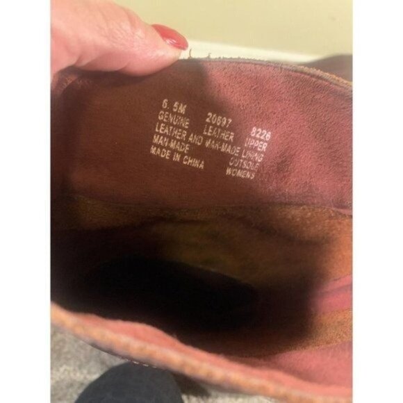 TIMBERLAND Earthkeepers Cabots 20697 Size 6.5  Brown Leather Boots - Picture 12 of 12